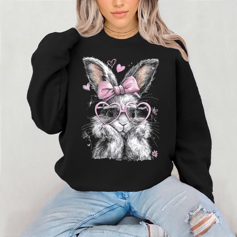 Gracie Bunny Sketch with Glasses