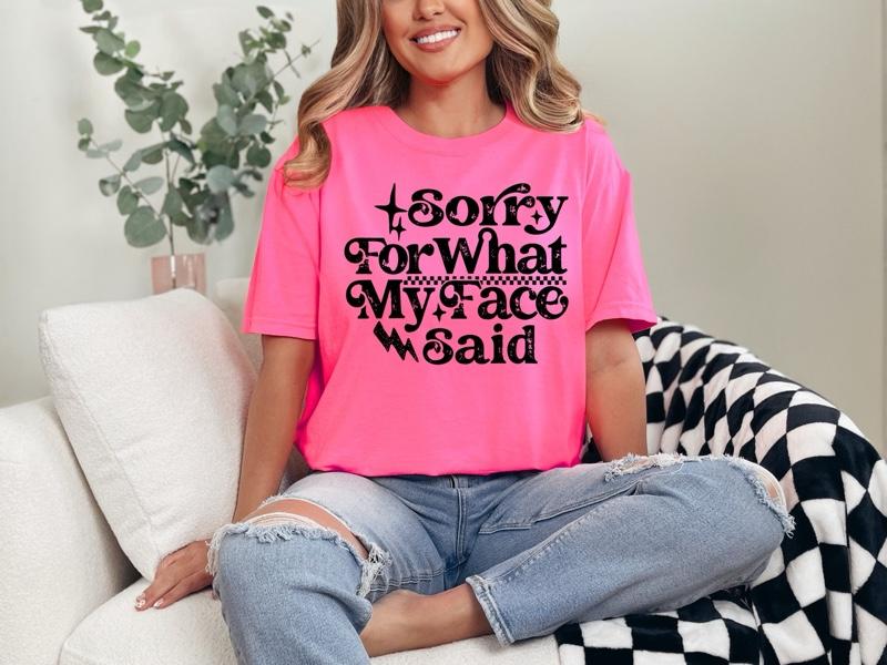Sorry for What My Face Said