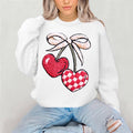 Fuzzy Heart Cherries FAUX YARN