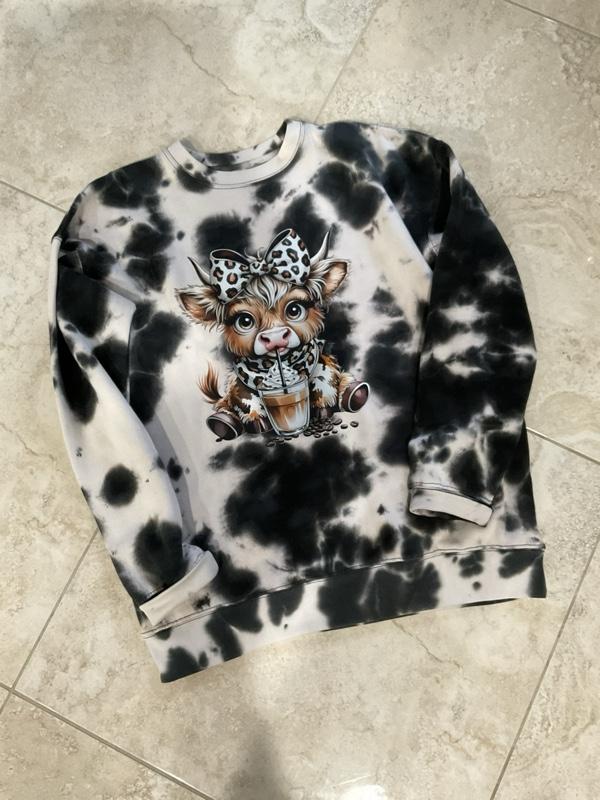 Tie Dye Coffee Cow Enza