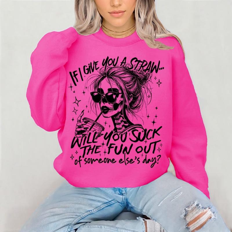 If I Give You a Straw Skeleton