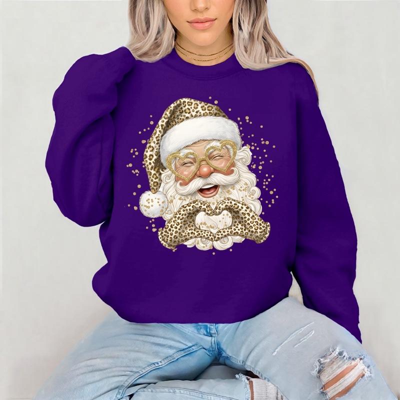 Gold Cheetah Santa