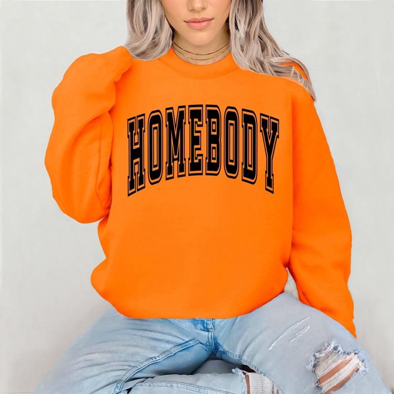 Homebody Varsity Letters Sweatshirt
