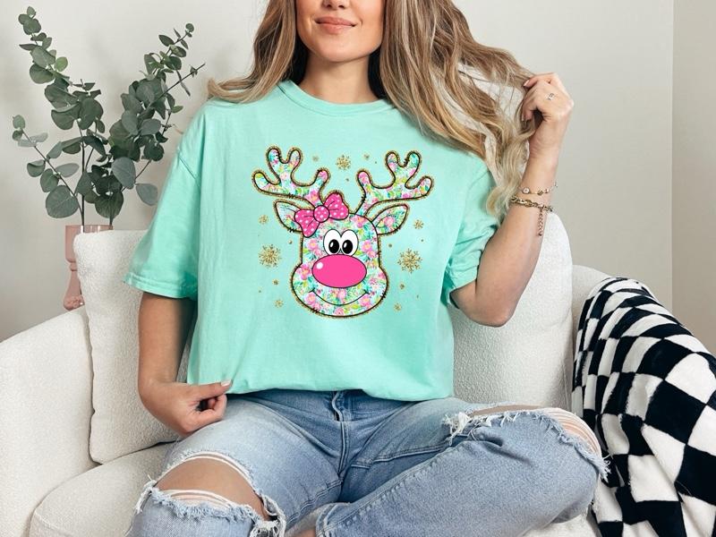 Floral Reindeer